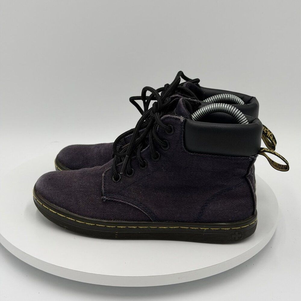 Dr. Martens Maelly Bootie Style Denim Fabric With Cushioned Ankle Women’s Size 5